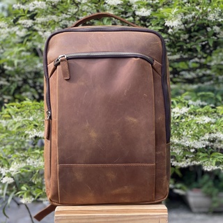 [ DA BÒ THẬT 100% ] BALO DA THẬT DA BÒ CAO CẤP BLDB31