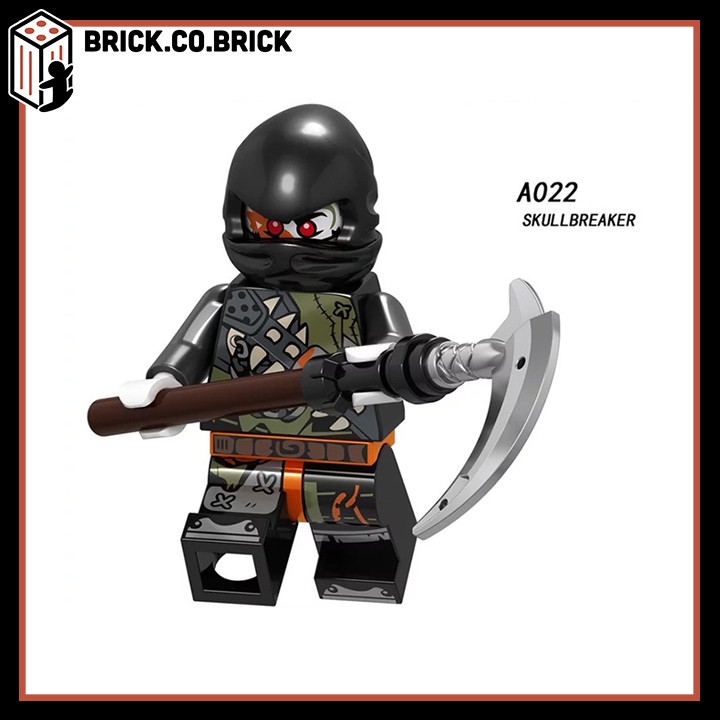 Lego Ninja Phantom Đồ Chơi Lắp Ráp Minifigure Và Non Lego Nhân Vật Hồ Ly Samurai Akita Zane Nya Kai Jay A017-A024