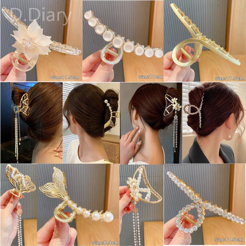 Kẹp Tóc Hình Bướm Bằng Kim Loại Thời Trang Hàn Quốc Dành Cho Nữ