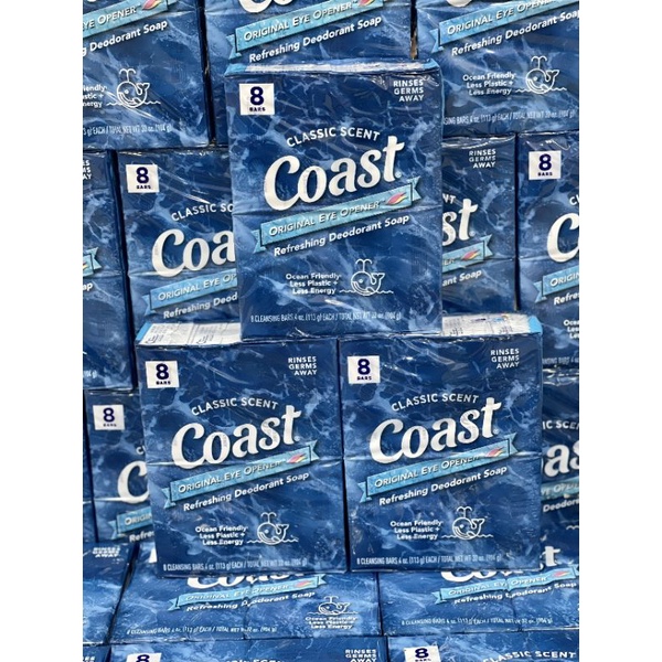 Xà Bông Cục COAST Mỹ mùi hương nam tính
