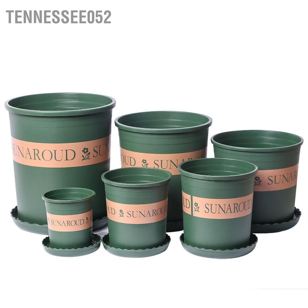 Tennessee052 Plant Pot Gallon PP Multifunctional Round Planting Seedling Transplanting Perforated Plastic Flower