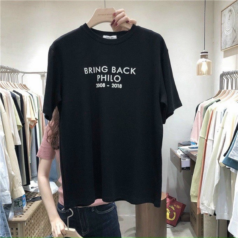 ÁO THUN TAY LỠ COTTON BRING BACK FORM UNISEX (hình chụp thật)