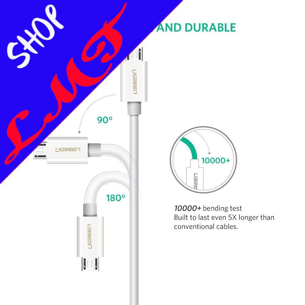 Cáp USB Type-C to Micro USB dài 1.5m Ugreen 40419 chính hãng