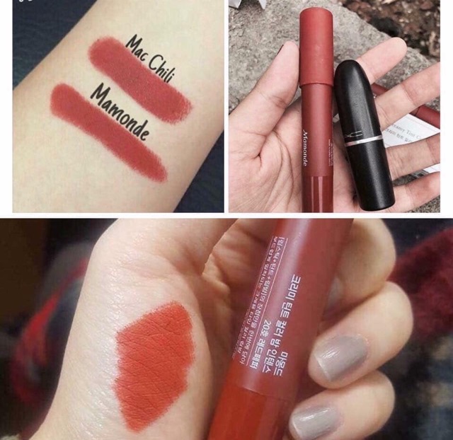 Son mamonde màu 20 - Dupe Mac chili