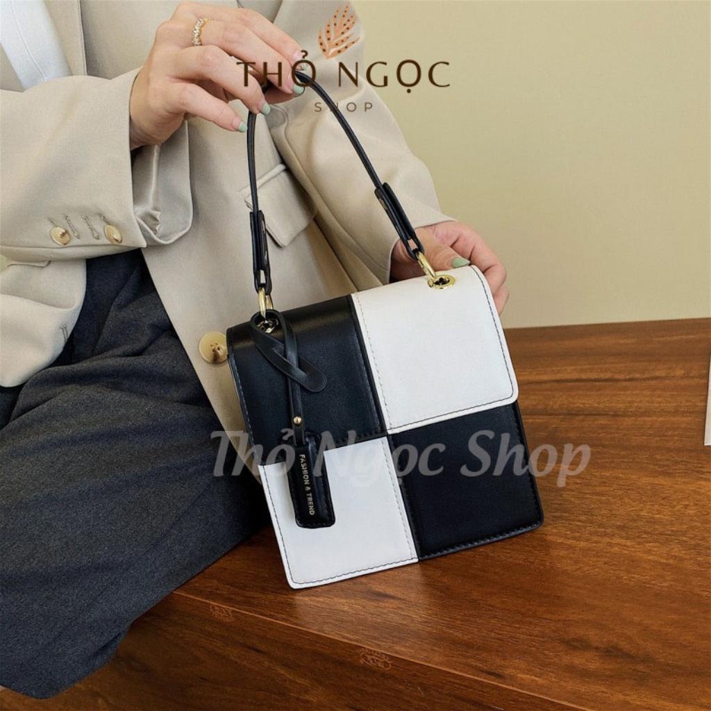Túi Đeo Chéo Nữ Cầm Tay Thỏ Ngọc Shop Kiểu Dáng Sành Điệu Chất Da Đep Size  18