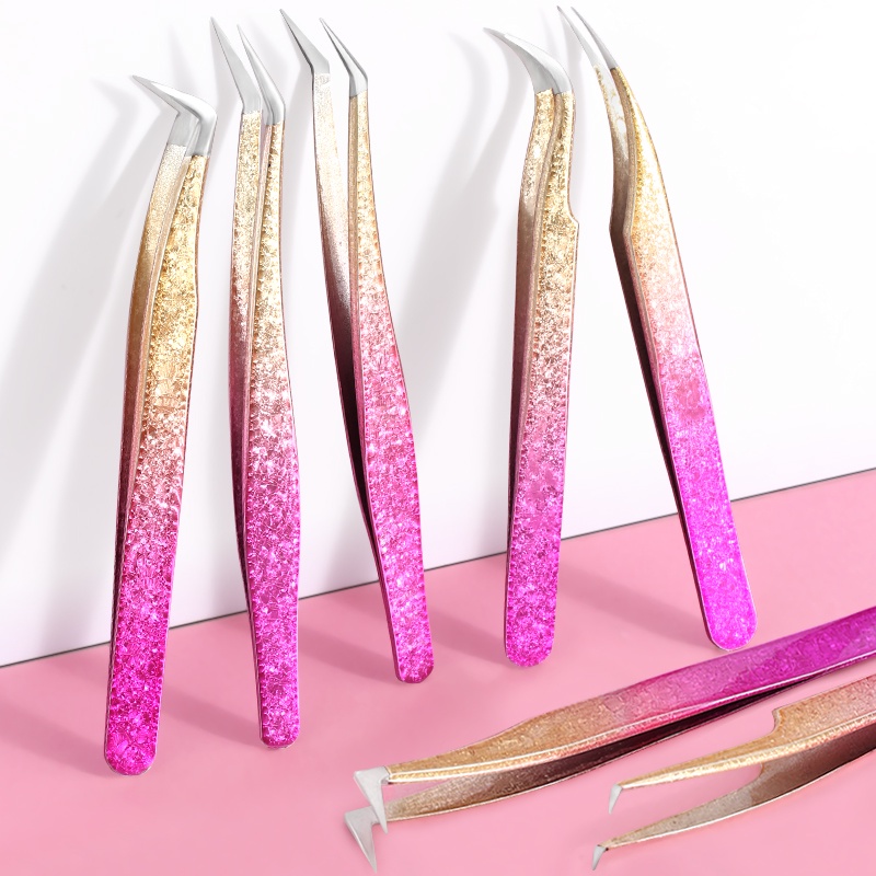 Gradien lông mày thép không gỉ 1Pc không phải là đối tượng mở rộng lông mi từ tính đối tượng công cụ trang điểm chính xác 3D