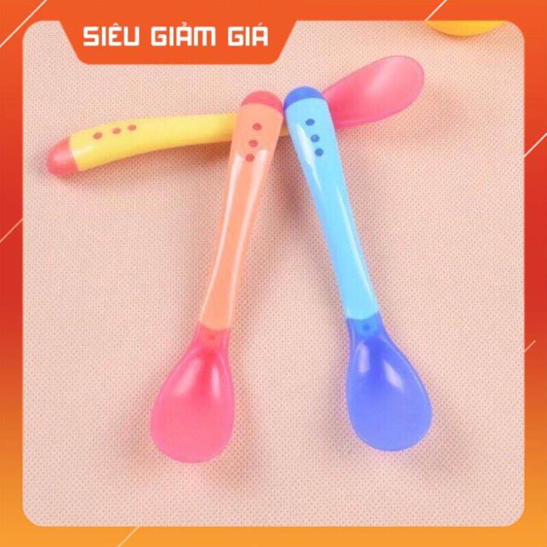 Sale sốc -  Thìa báo nóng cho bé ăn dặm - (HCM)