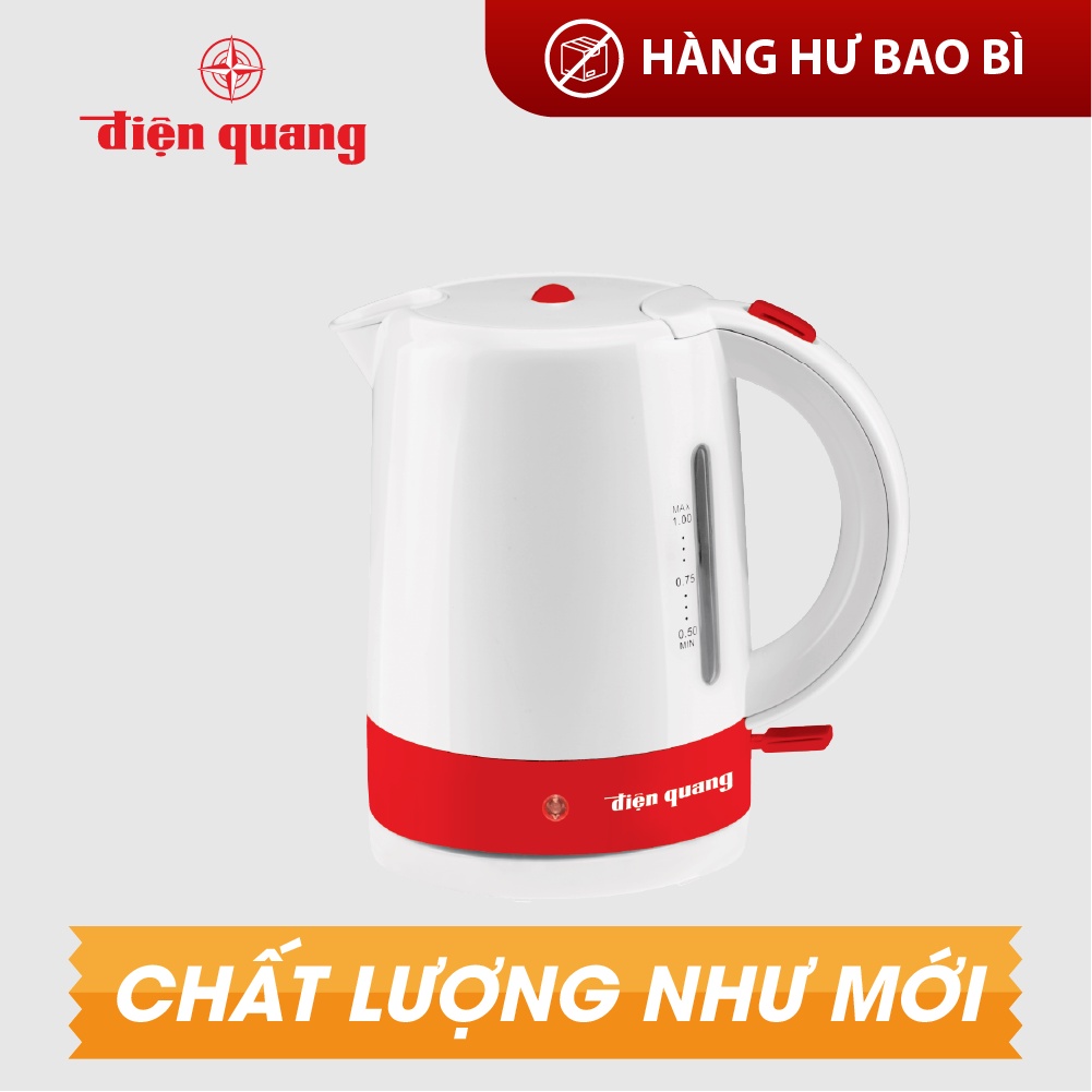 Ấm đun nước siêu tốc Điện Quang ĐQ EKT03 1815 ( 1800W, 1.5L, thân nhựa ) - Hàng hư bao bì, chất lượng như mới