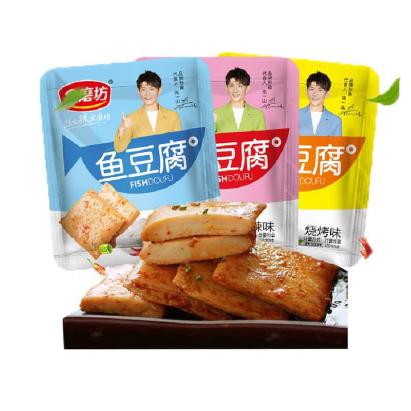 Chả cá đậu hũ siêu ngon ăn là mê - TVCFOOD đồ ăn vặt trung Quốc