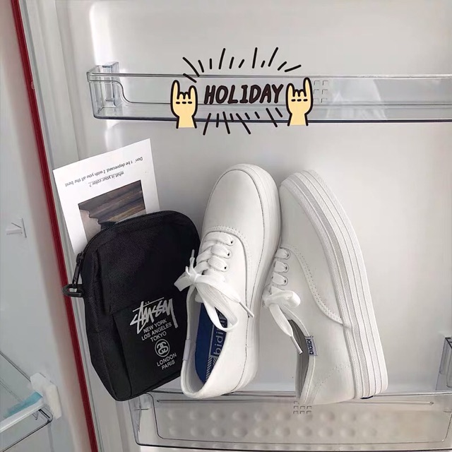 Giày bánh mì Ulzzang đế độn form basic