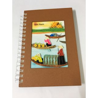 Sổ lưu niệm giấy xoắn độc đáo (16cm x 11cm)