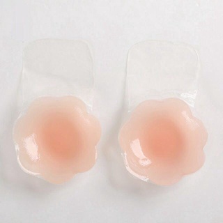 2 Miếng dán ngực hoa mai nâng ngực- Dán nhũ hoa silicon chống chảy xệ
