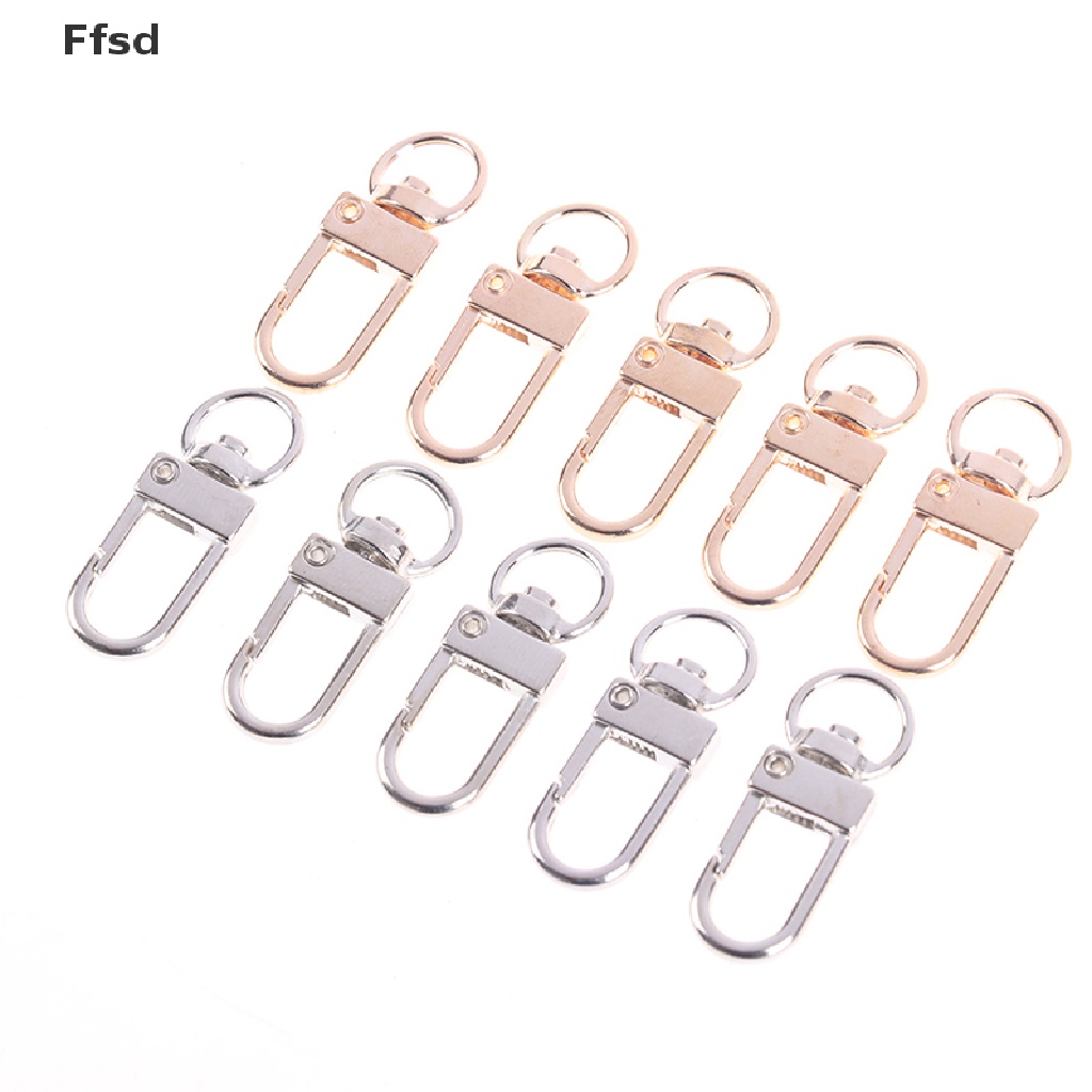 Set 10 móc khóa làm đồ trang sức thủ công cỡ 13 * 34mm