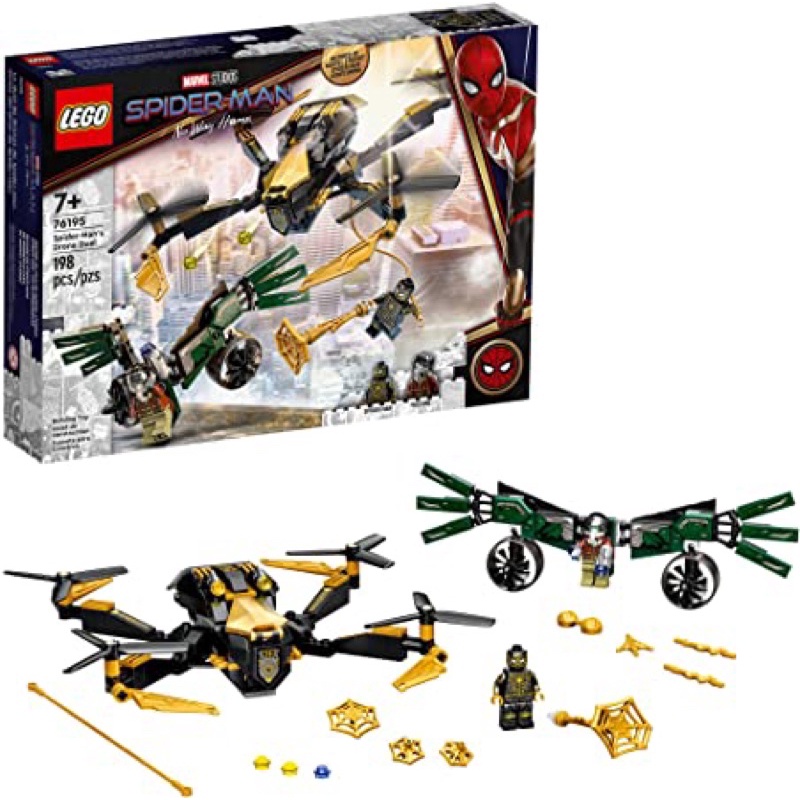 lego 76195 cuộc chiến giữa spider man và valture hàng chính hãng