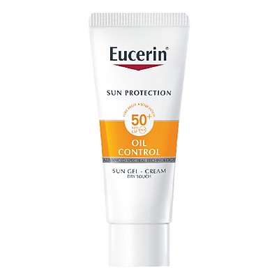 Minisize Kem Chống Nắng Cho Da Nhờn &amp; Mụn Eucerin Sun Gel-Cream Dry Touch Oil Control SPF50+ 5ml