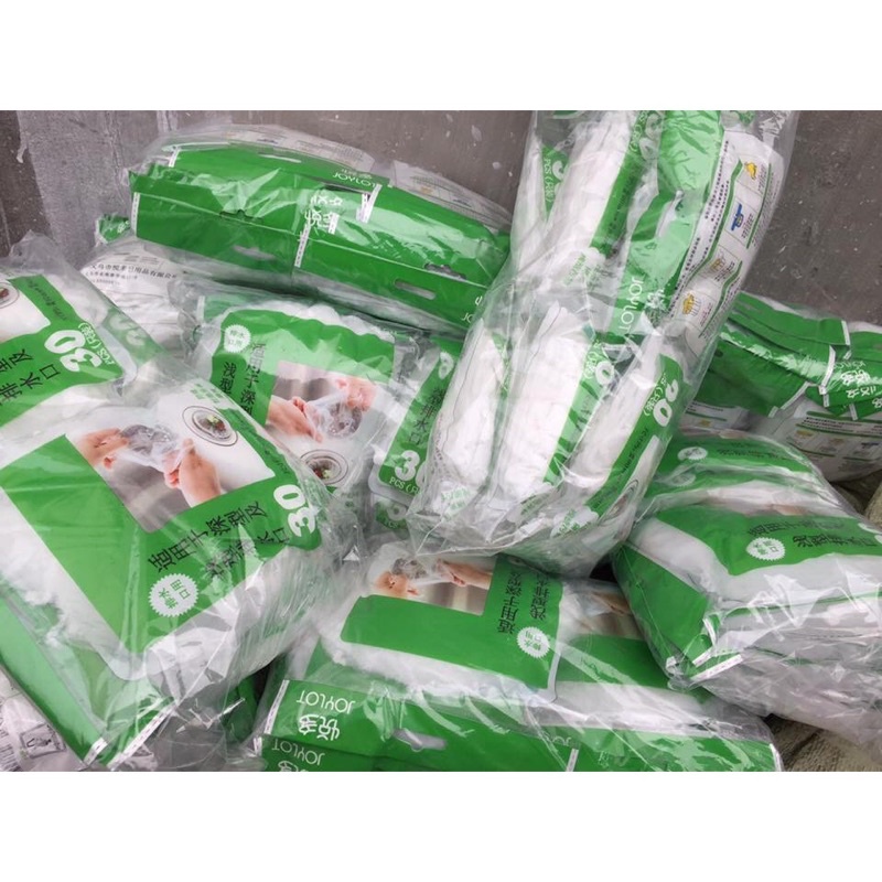 Gói 100 túi lọc rác bồn rửa chén