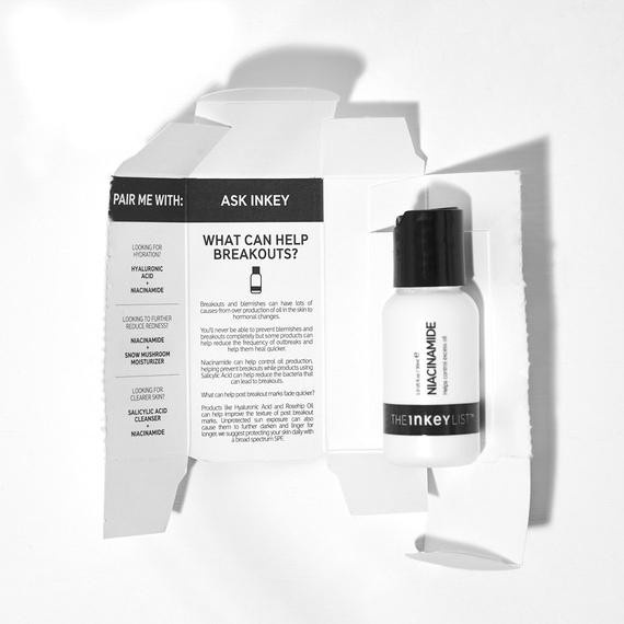 Tinh chất The INKEY List Niacinamide giảm mụn kiềm dầu mờ thâm  30ml