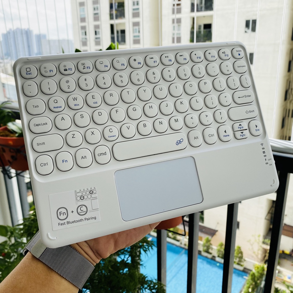 Bàn phím Bluetooth chính hãng Coteetci có Trackpad Chính Hãng