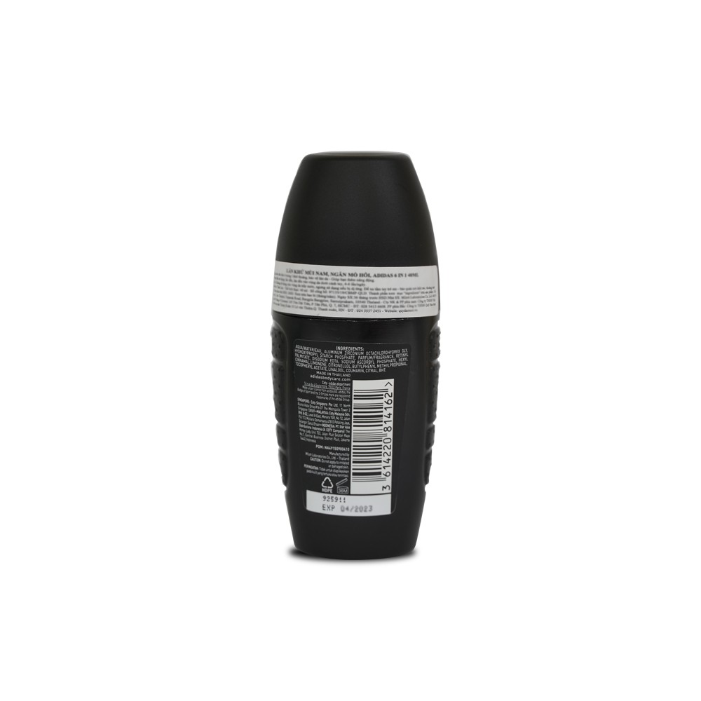 Lăn Khử Mùi Nam Ngăn Mồ Hôi Adidas 6 in 1 40ml