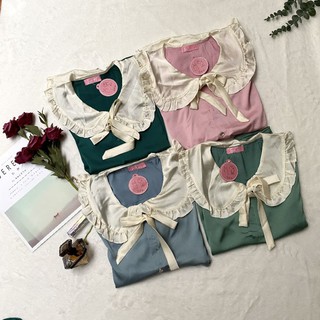 Pijama lửng đồ bộ lửng lụa bèo dễ thương thoáng mát