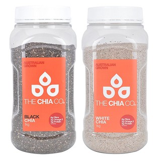 Combo Hạt Chia The Chia Co Black (1Kg) + Hạt Chia The Chia Co White (1Kg)