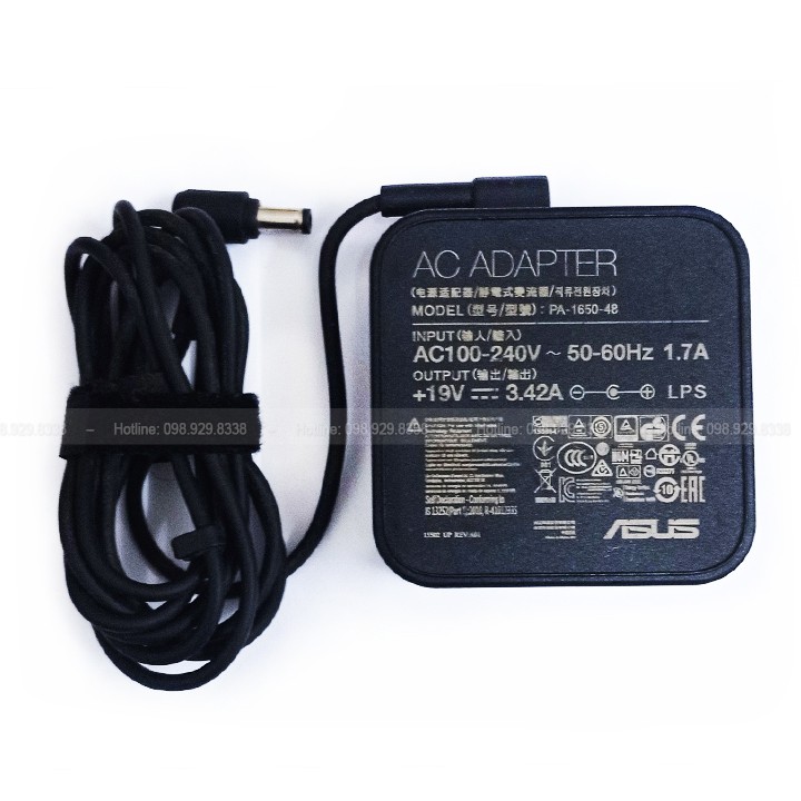 Dây Sạc Laptop ASUS Zin Chân Kim 3mm - Cục Adapter ASUS nguồn 65W (19V - 3,42A), 35W, 45W, 120W - Bảo hành 1 năm