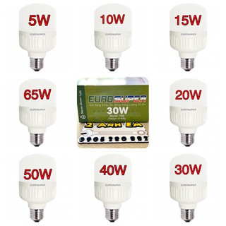 Bóng đèn led trụ nhựa euro super chính hãng siêu sáng, tiết kiệm điện -