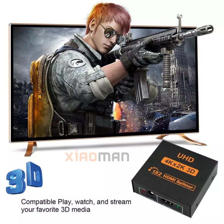 Bộ chuyển đổi HDMI, bộ chia HDMI 1 ra 2 / 1 ra 4 Full HD 1080P