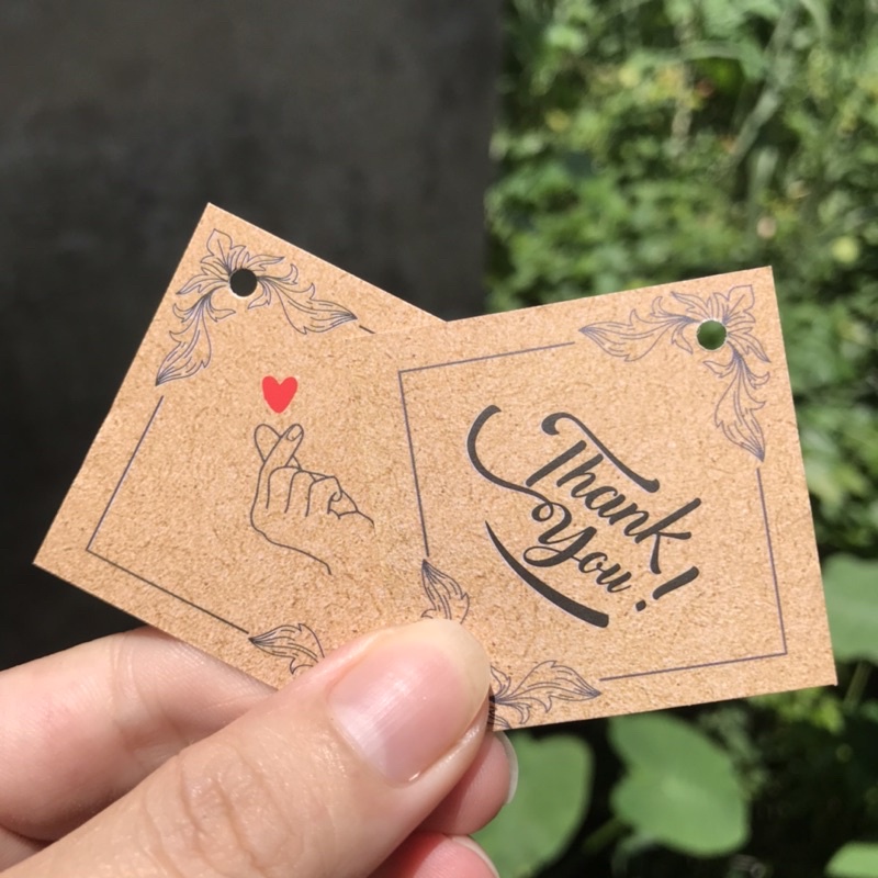Mác quần áo combo 100 mác + 100 Dây Treo Thẻ Bài - Dây Dù Xâu Tag  Quần Áo