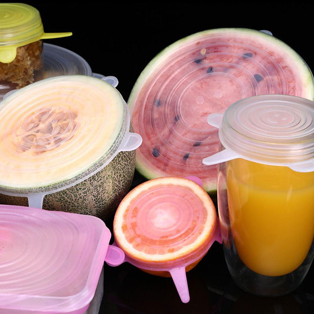 CONOPERY Bộ 6 Nắp Đậy Tô Chén Bảo Quản Thực Phẩm Tươi Mới