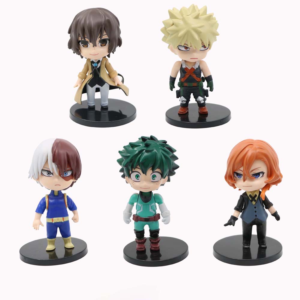 Set 5 Mô Hình Nhân Vật Anime My Hero Academia Dễ Thương