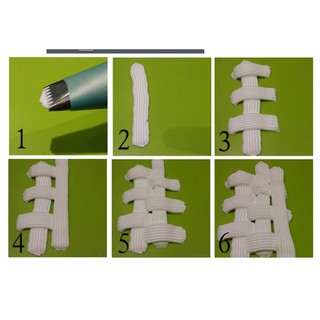 Bộ 3 Đuôi đúc bắt bông kem đan giỏ