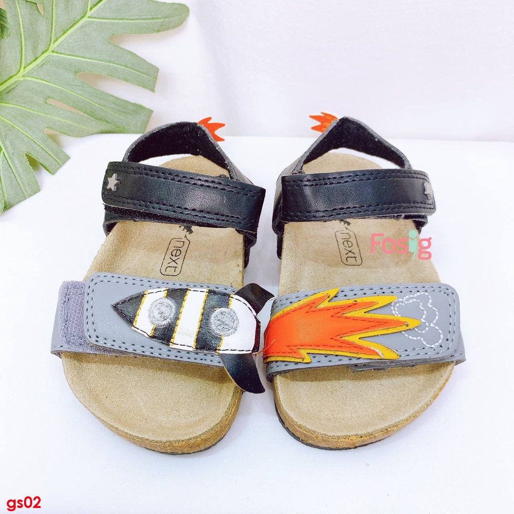 Giày Sandal Bé Trai NXT - Đen Xám Tên lửa