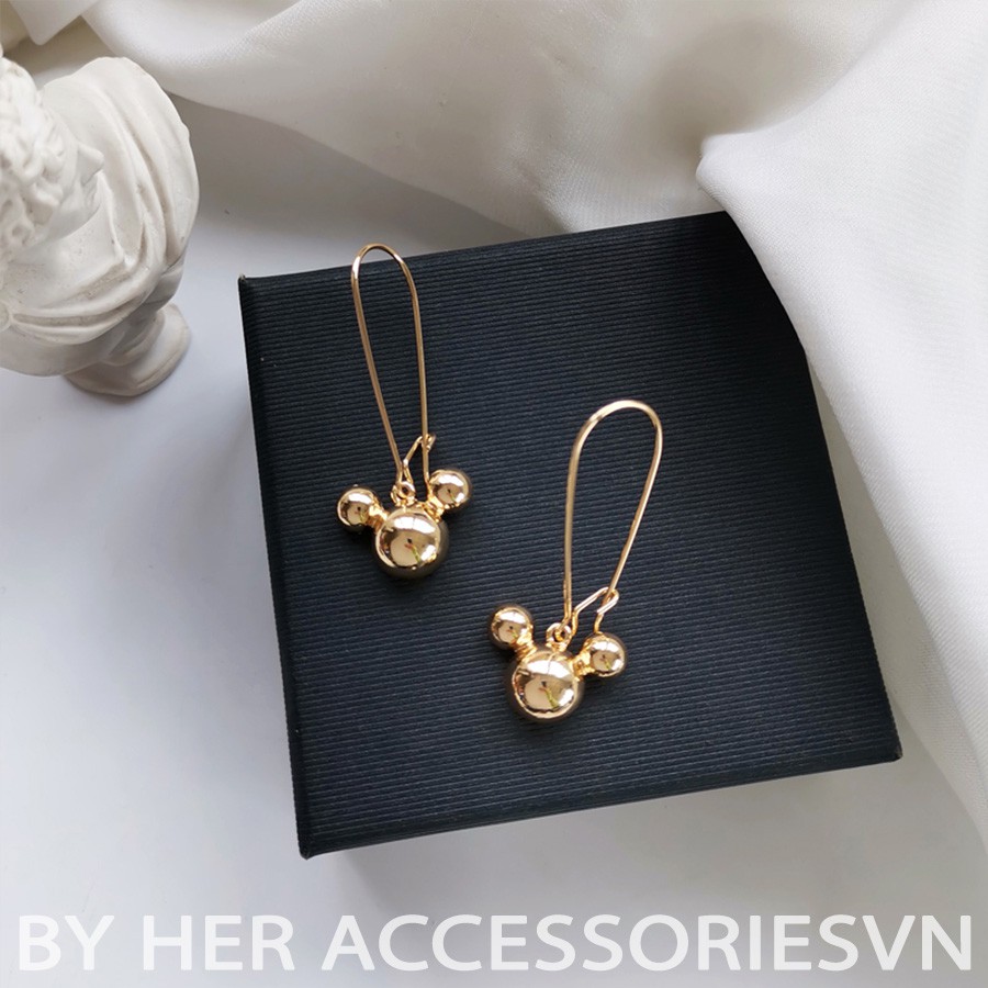 Bông Tai Nữ Micky Phong Cách Vintage Her Accessoriesvn H24