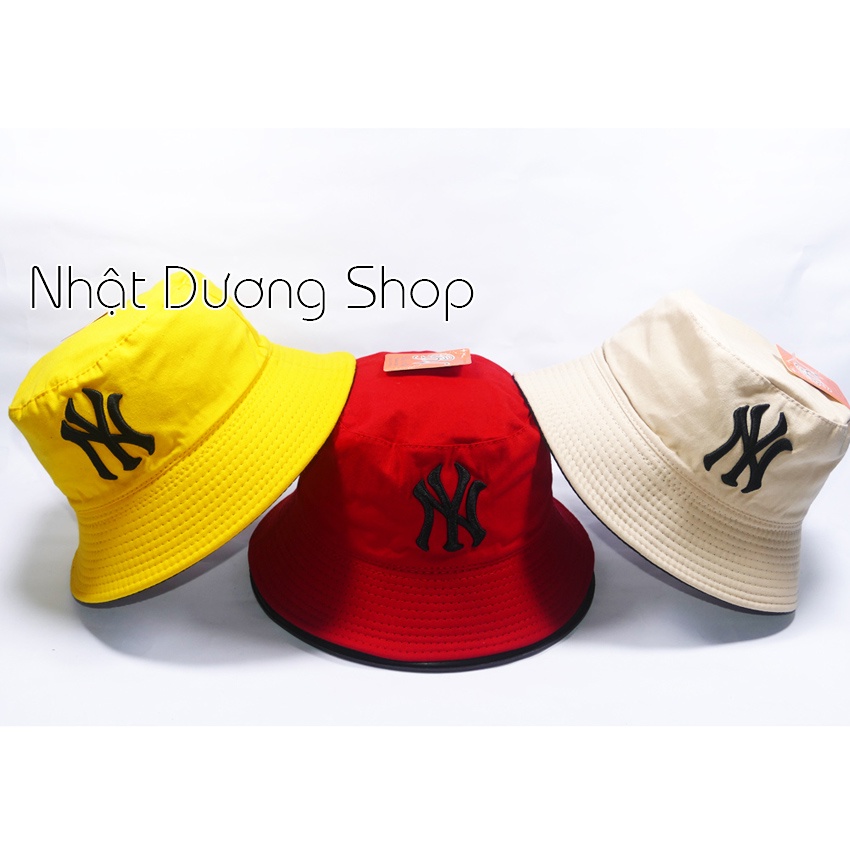 Nón bucket 2 MẶT thêu chữ NY nổi bật, độc đáo thích hợp cho cả nam và nữ- Nhiêu màu săc tha hồ lựa chọn.