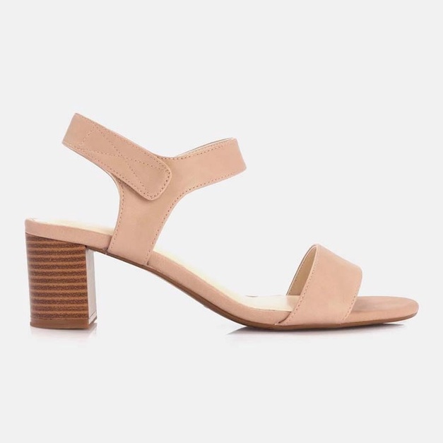 Giày Sandal Nữ 5cm Thời Trang JUNO Gót Vuông Quai Ngang SD05003