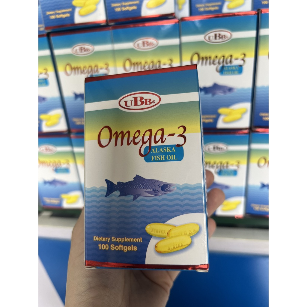 Viên uống bảo vệ sức khỏe UBB OMEGA-3 hỗ trợ giảm mỡ máu