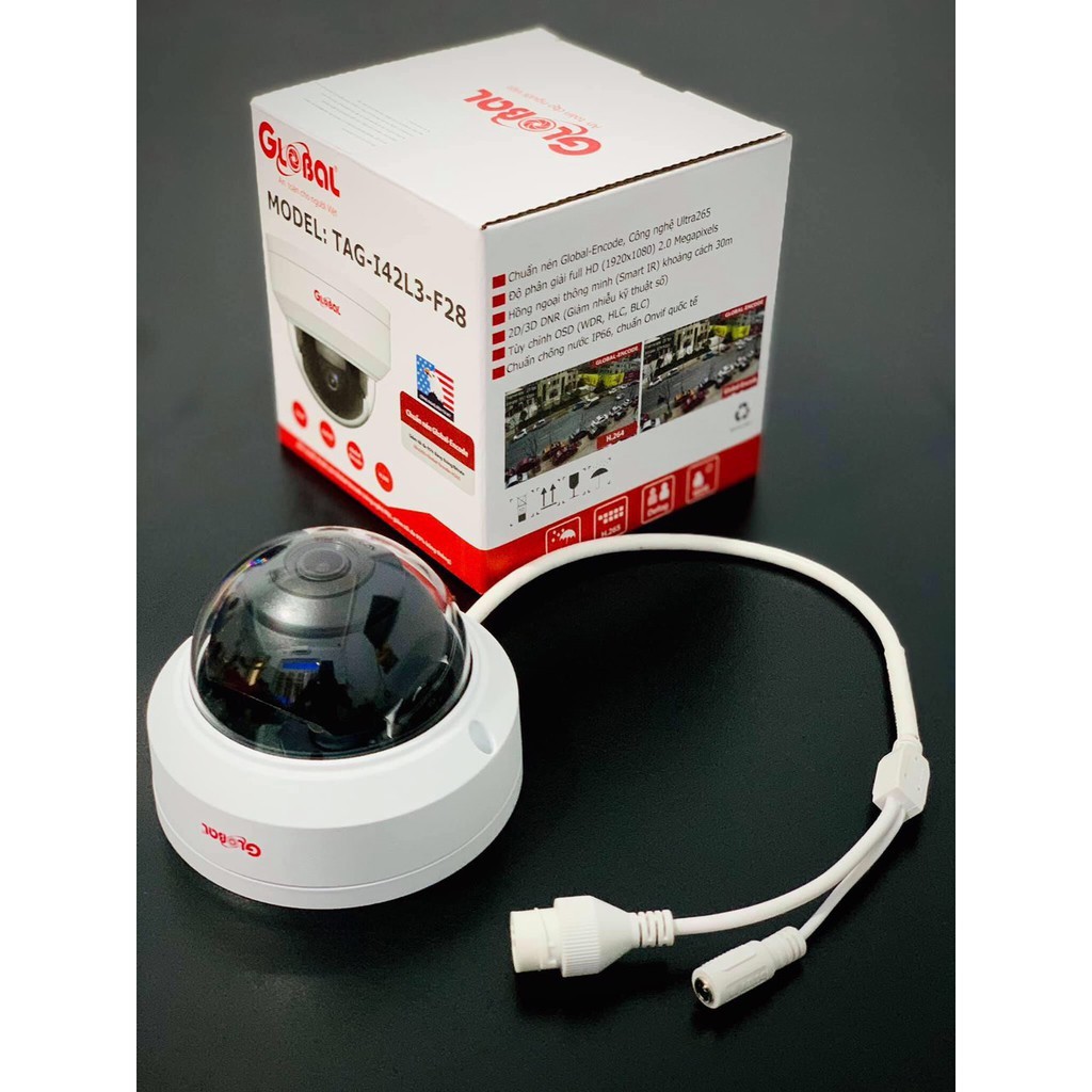 Camera IP Dome 2.0mp Global TAG-I42L3-F28