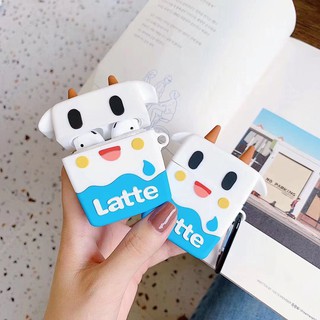 Cartoon Cartoon Hộp sữa Silicone mềm cho Apple Tai nghe Bluetooth Airpods