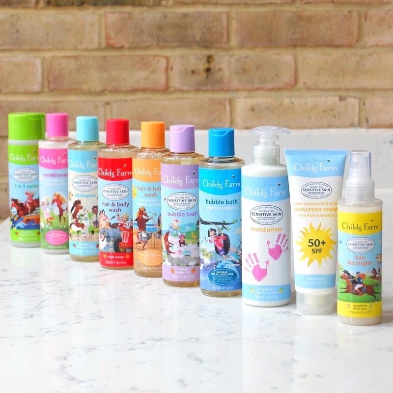 Gel tắm gội hữu cơ toàn thân cho bé Childs Farm các mùi hương tự nhiên lọ 250ml