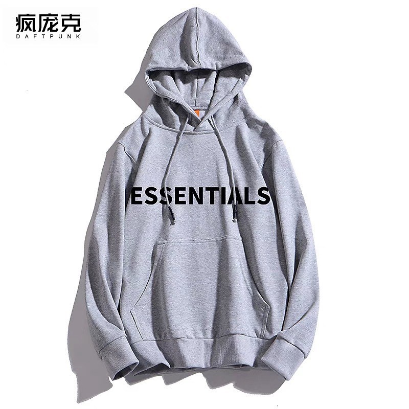 Áo nỉ bông Hoodie in chữ ESSENTIALS chất đẹp dày dặn [FREESHIP] Áo mùa đông, áo nỉ mùa đông đẹp, áo nỉ đôi | BigBuy360 - bigbuy360.vn