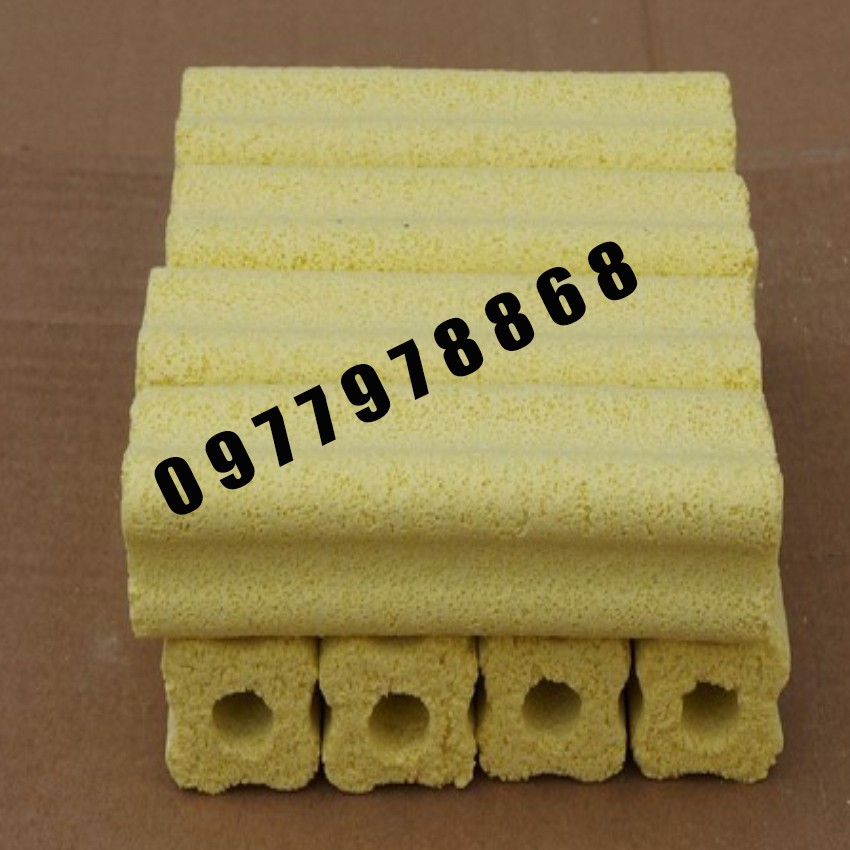 Sứ Thanh Hoa Mai 15x4x4cm Loại Lớn Cho Hồ Cá cảnh, hồ cá koi, Hồ Thủy Sinh Lọc Tràn 3 ngăn, Vật Liệu Lọc-metep