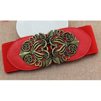 Đai váy mặt đồng họa tiết 6cm H30