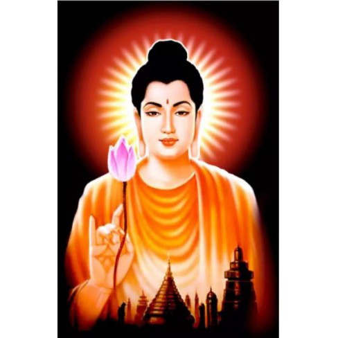 TRANH ĐÍNH ĐÁ PHẬT THÍCH CA VS336 (76X53)