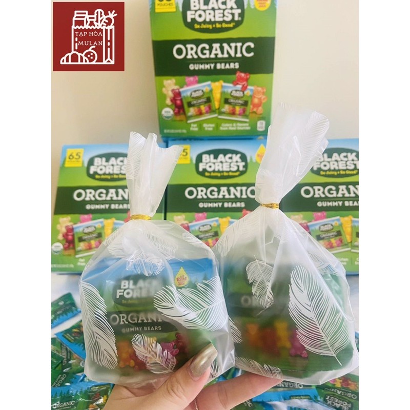 KẸO DẺO Gấu BLACK FOREST ORGANIC GUMMY BEARS - 1 Thùng 65gói
