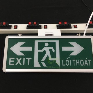Đèn Exit 2 Mặt Mũi Tên Chỉ Hướng 2 Chiều - EX02-02