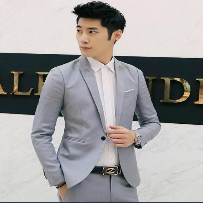 Áo vest nam 2 lớp lịch lãm đẳng cấp quý ông một khuy lịch lãm