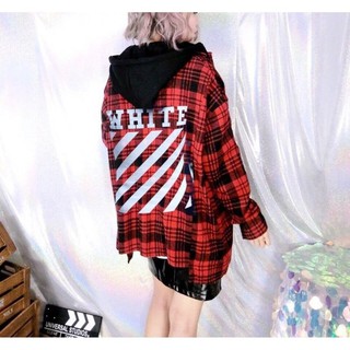 ÁO KHOÁC CHỮ WHITE  PHỐI NÓN ĐEN UNISEX  SIÊU HOT-TPXS09