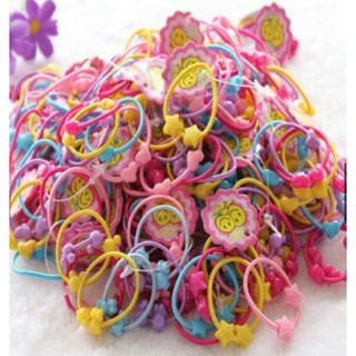 Túi 50 dây buộc tóc cho bé