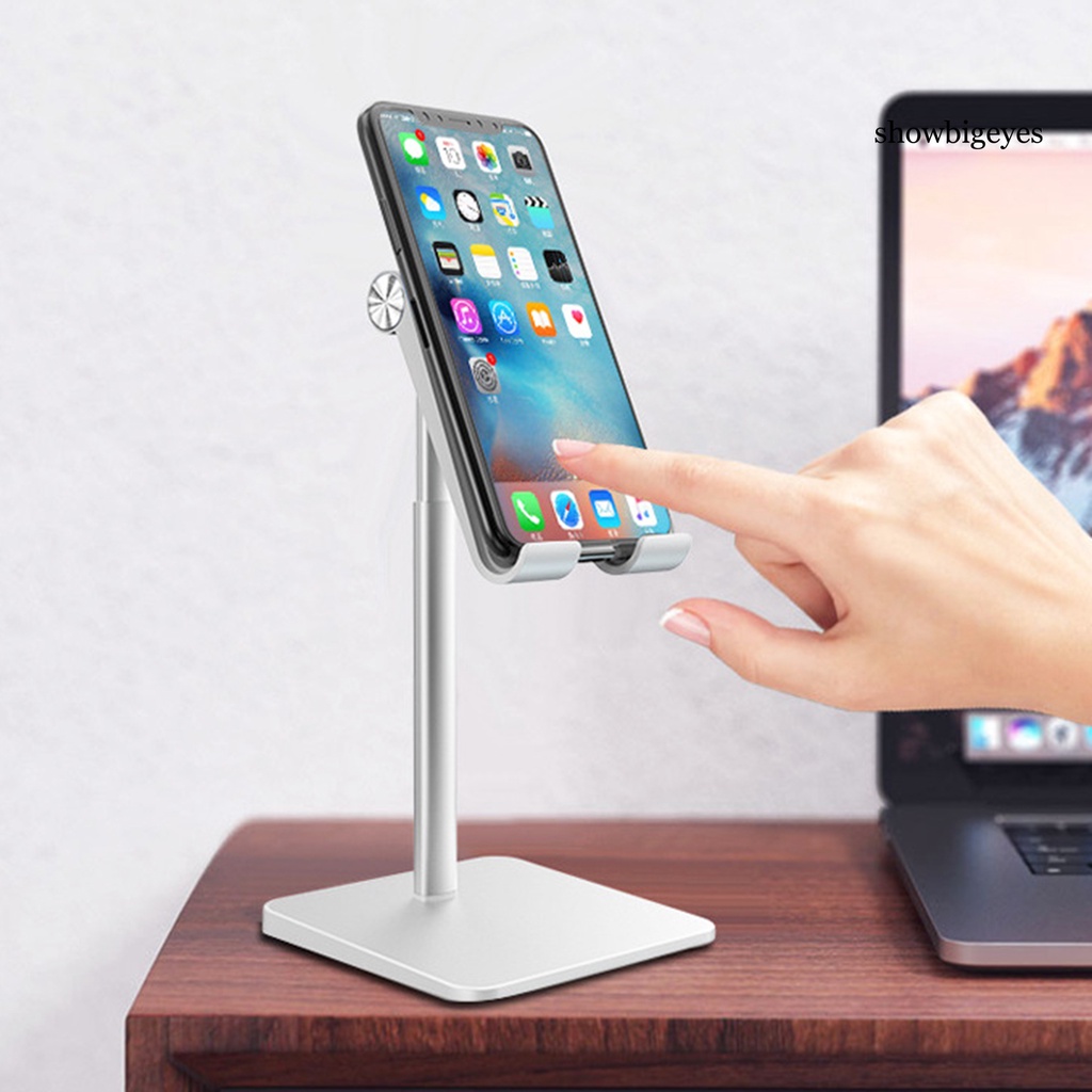 Giá Đỡ Điện Thoại / Máy Tính Bảng Bằng Hợp Kim Nhôm Chống Trượt Có Thể Điều Chỉnh Và Thu Vào